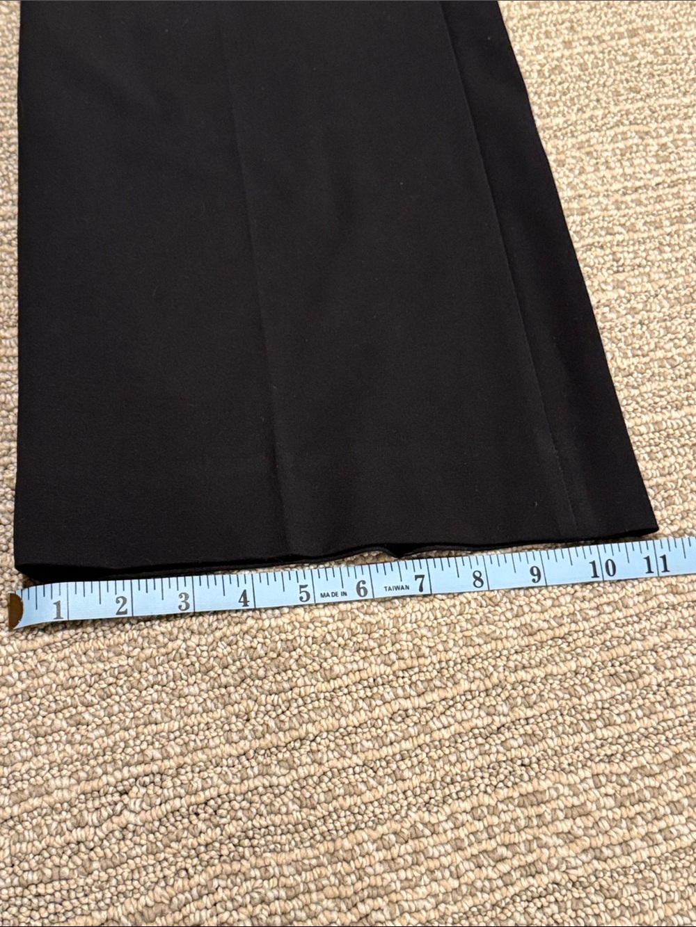 White House Black Market Black Wide-Leg Trousers - Picture 6 of 7